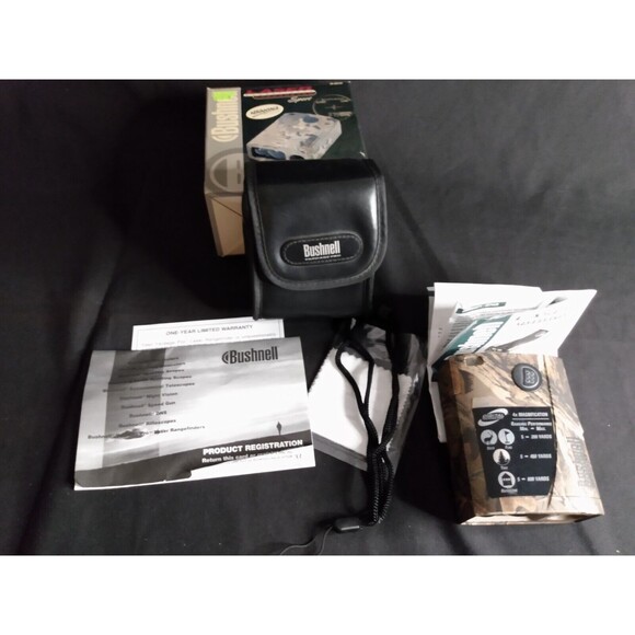 Bushnell Laser Rangefinder Yardage Pro Sport #20-0015R Box & All Accessories - Picture 1 of 7